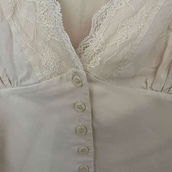 ZARA blouse. Beige. XS - Picture 3 of 3